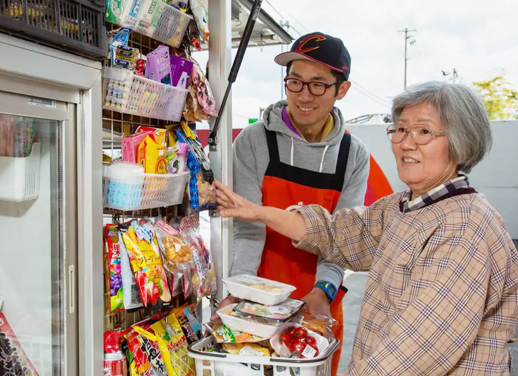 移動スーパーとくし丸で